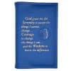 Single Book Cover for Hardback Book with Serenity Prayer and Coin Holder
