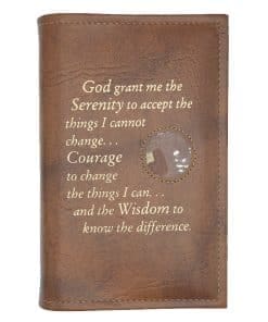 Big Book Regular Hardback - Serenity Prayer/Medallion Holder BBR0703