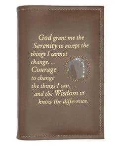 Big Book Regular Hardback - Serenity Prayer/Medallion Holder BBR0705