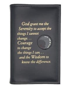 Big Book Regular Hardback - Serenity Prayer/Medallion Holder BBR0706