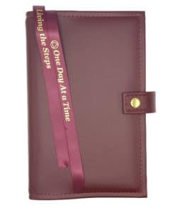 Big Book Regular Hardback – Plain with Snap/Bookmarks/Penholder (Burgundy) DDBAA0004