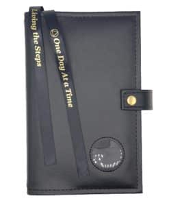 Big Book Regular Hardback – Medallion Holder with Snap/Bookmarks/Penholder (Black) DDBAA0406