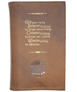 Big Book Regular Hardback – Serenity Prayer/Medallion Holder with Paperboard(Tan)