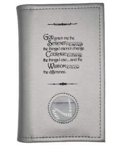 Big Book Regular Hardback – Serenity Prayer/Medallion Holder with Paperboard(Nickle)