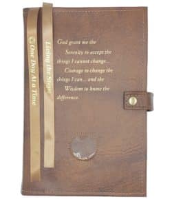 Alternative view of DOUBLE Cover for LARGE PRINT Paperback Books w/ Serenity Prayer/Medallion Holder & Paperboard