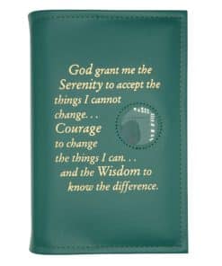 Basic Text 6th Ed Regular Hardback - Serenity Prayer/Med holder(Green) NAR60707