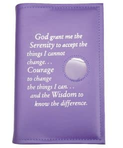 Basic Text 6th Ed Regular Hardback - Serenity Prayer/Med holder(Purple) NAR60708