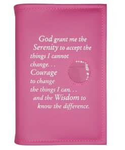 Basic Text 6th Ed Regular Hardback - Serenity Prayer/Med holder(Pink) NAR60709