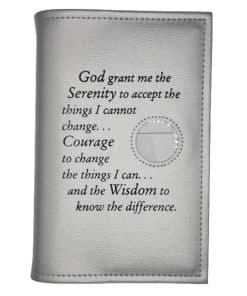 Basic Text 6th Ed Regular Hardback - Serenity Prayer/Med holder(Nickle) NAR60712