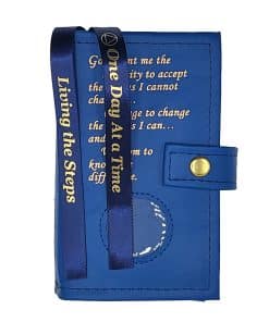 Alternative view of Double Book Cover for Mini/Pocket Paperback with Serenity Prayer and Coin Holder