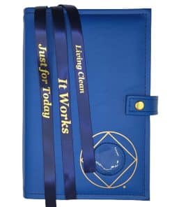 NA Triple Book Cover with NA Symbol and Coin Holder